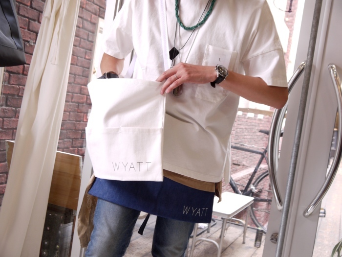 WYATT 人気のリピートアイテムとDENIM APRON BAG_f0224266_17533272.jpg