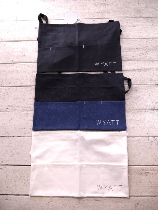 WYATT 人気のリピートアイテムとDENIM APRON BAG_f0224266_17570512.jpg