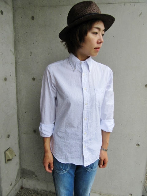 夏シャツ・白シャツ♪♪ INDIVIDUALIZED SHIRTS ・・・ SEERSUCKER SHIRTS!★!_d0152280_1851574.jpg