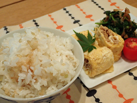 緑米をいただきました!_b0186205_11054325.jpg