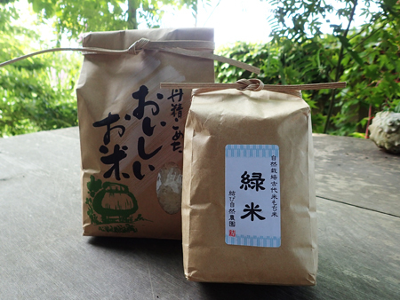 緑米をいただきました!_b0186205_11055591.jpg