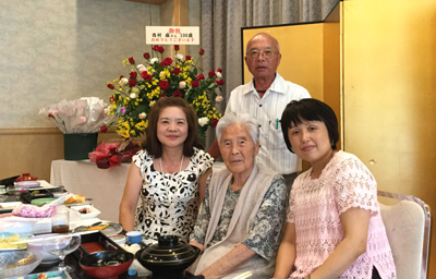 長野へ・・おばさんの100歳の御祝に列席_d0029716_0341224.jpg