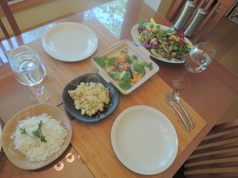 庭のハーブを使っての料理 珍しい葉っぱサラダ グリーンカレー編 じゃポルスカ楽描帳 庭のハーブを使っての料理 珍しい葉っぱサラダ グリーンカレー編 じゃポルスカ楽描帳
