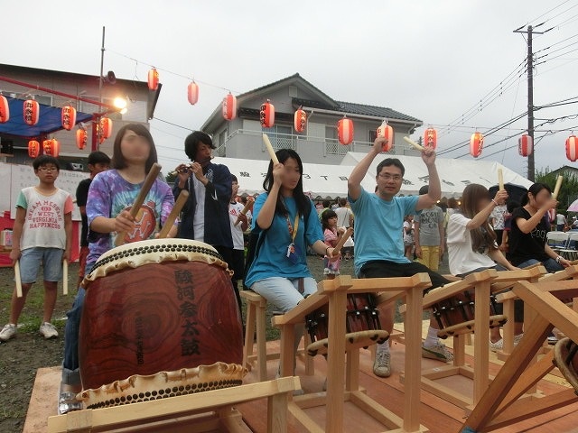 なかなか上手にたたけない太鼓だが… くたくたになった天王祭の2日間_f0141310_792769.jpg