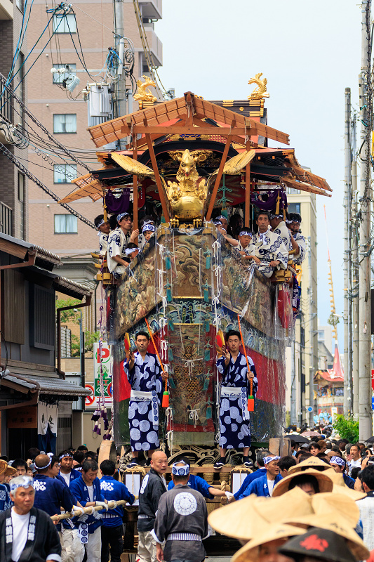 祇園祭16 前祭山鉾巡行 芦刈山 船鉾 花景色 K W C Photoblog