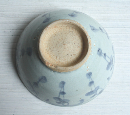 南方系の染付唐子文茶碗 : 青蓮亭日記