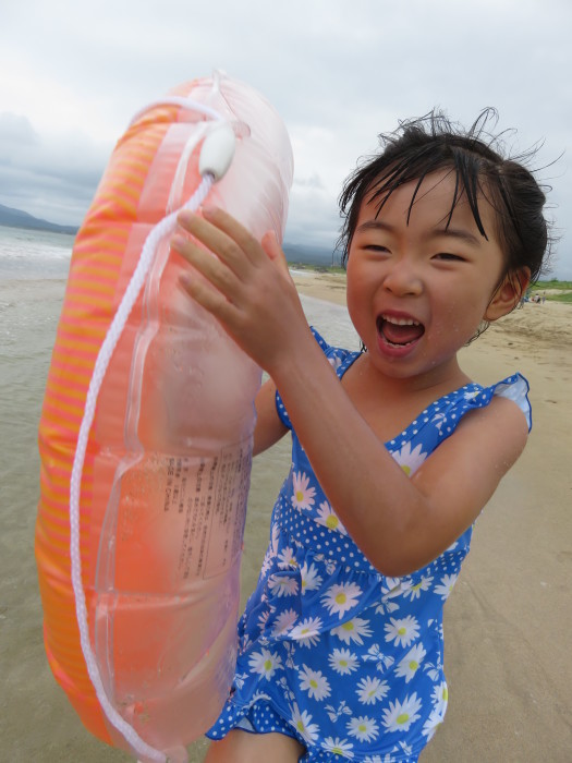 小天橋で海水浴　越前屋にて生カキ_d0334901_02235721.jpg