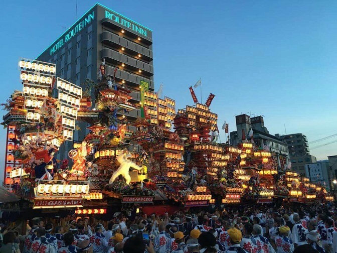 日田祇園祭 大分県日田市 今日は何処まで