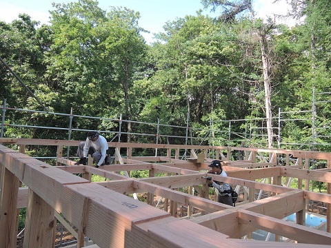 原村S本さん邸の現場より 8_a0211886_23112993.jpg