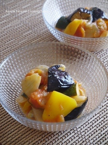 夏野菜のさっぱりトマト煮_f0361692_12065158.jpg
