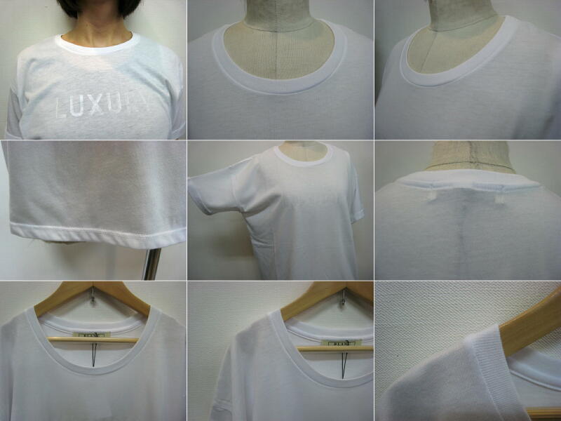 ＢＬＡＮＣ　ｂａｓｑｕｅ （ブランバスク）ＬＵＸＵＲＹプリントＴシャツ　ＷＨＩＴＥ　 _a0089359_171258100.jpg