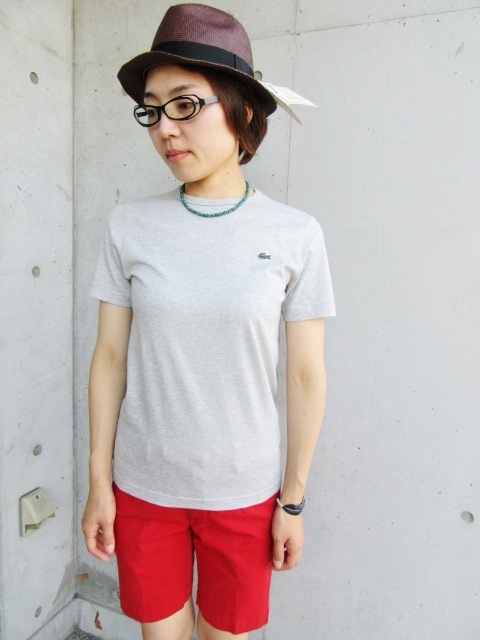 今夏の人気者★ LACOSTE ・・・ SOLID CRUE TEE 、最終・再入荷!★!_d0152280_1933284.jpg