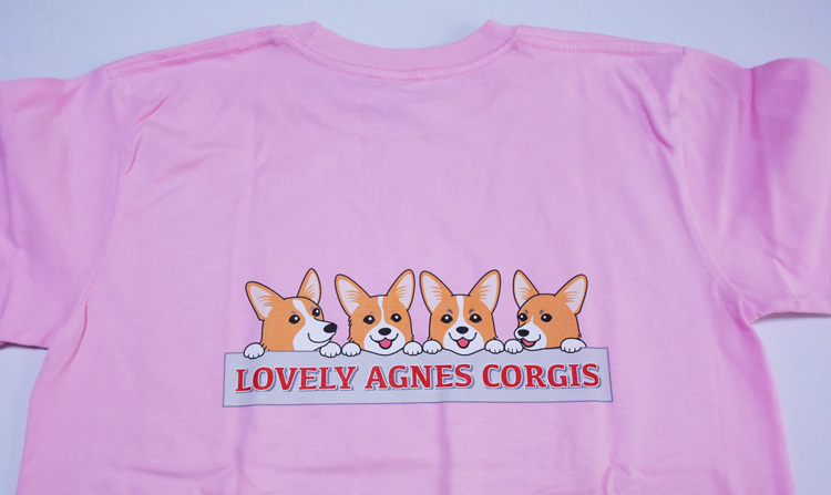 LOVELY AGNES CORGIS様Tシャツ_d0102523_1605970.jpg