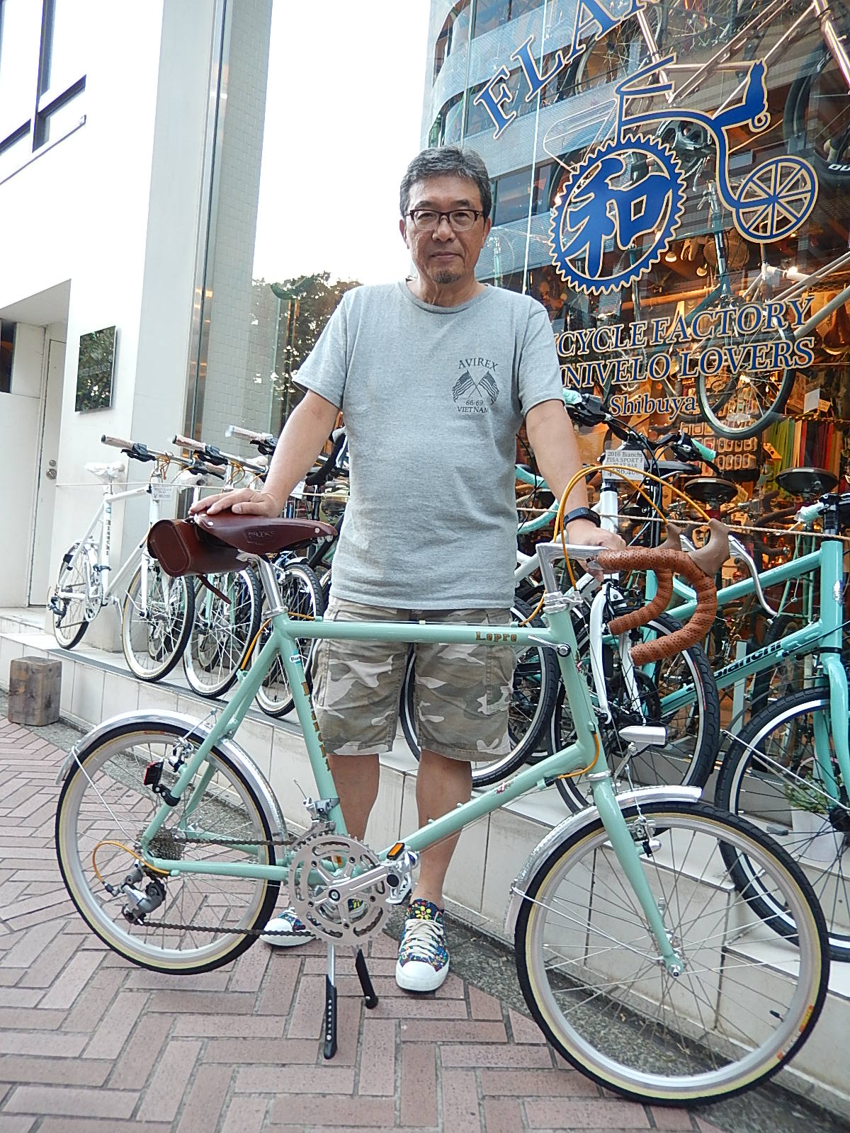 7月24日　渋谷　原宿　の自転車屋　FLAME bike前です_e0188759_1945147.jpg