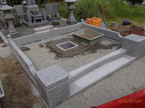 舞鶴市でお墓の建立工事_d0212097_16241013.jpg