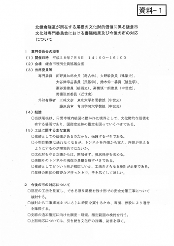 詳報、松尾市長、緑の洞門の開削撤回を全員協で明言せず_c0014967_751753.jpg