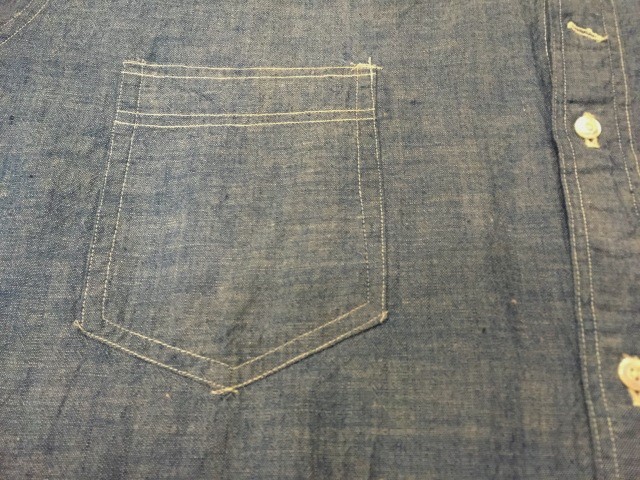 ~1920\'s watch pocket chambray shirts_d0121303_19583130.jpg