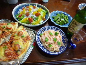 ★モロッコインゲン祭り♪_c0343936_22235543.jpg