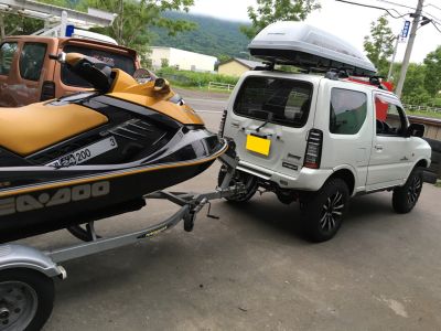 JB23用ヒッチメンバー完成間近☆_a0143349_08522648.jpg