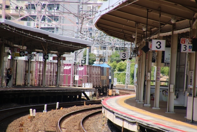 藤田八束の鉄道写真①@山陽本線・東海道本線を紹介・・・新長田駅、元町、岸辺、山崎駅で撮影_d0181492_22092379.jpg