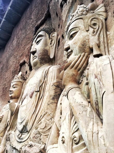 中国・古玩「石仏・仏陀坐像」中国三国時代・北魏・南梁・寺院