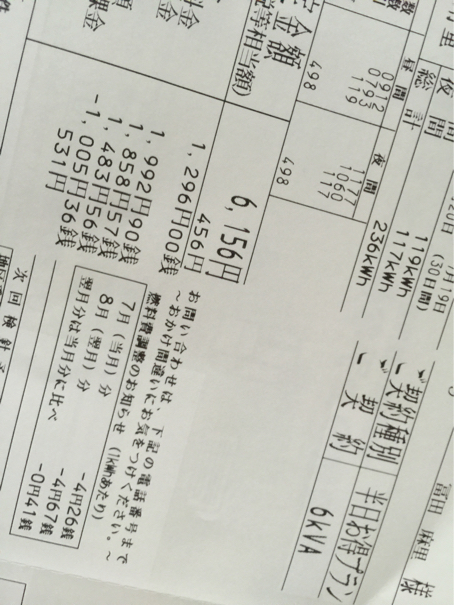 節電するなら！東京電力半日お得プラン活用し一台のエアコンと一台の扇風機で約30坪4LD一戸建ての電気使用量は約20坪マンション扇風機3台フル稼働の電気使用量とほぼ同じ！平成28年7月29日金曜日_c0156021_18092634.jpg