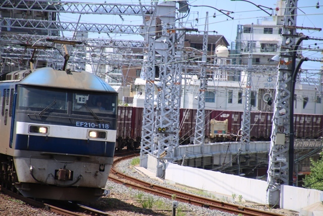 藤田八束の貨物列車写真@山陽本線神戸駅にて・・・・・リオオリンピック始まる、サッカー初戦に惜しい敗戦_d0181492_20554406.jpg