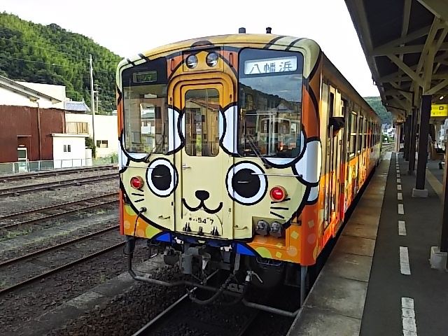 JR 四国 キハ54 おさんぽなんよ キハ32 2000系 などと並走に JR 四国 キハ54 おさんぽなんよ キハ32 2000系 などと並走に