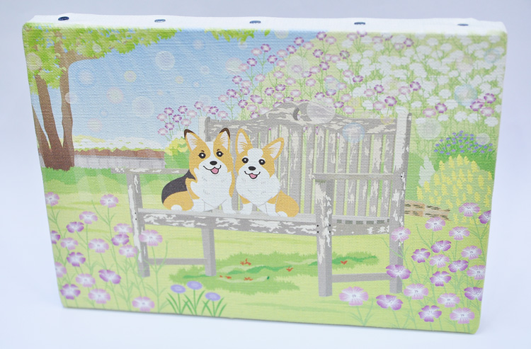 ナビちゃん・亜由ちゃんのイラスト キャンバスプリント_d0102523_14152127.jpg