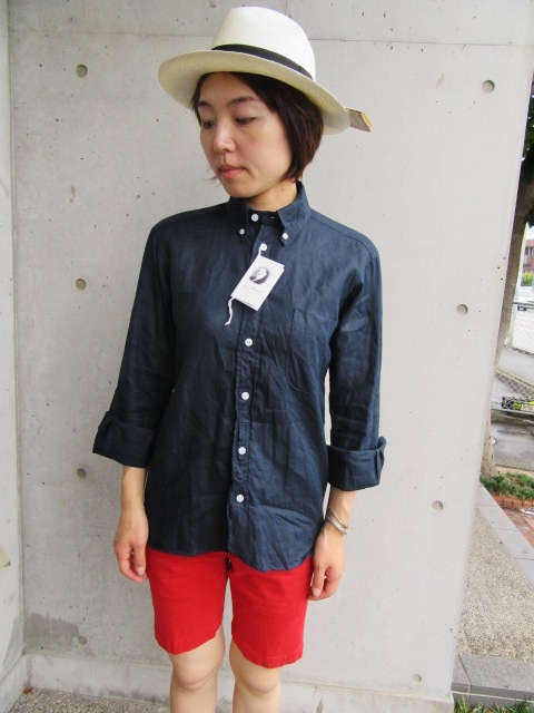 由緒正しき夏の大人の定番。。。James Mortimer LINEN B/D SHIRTS!★!_d0152280_2224280.jpg