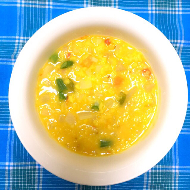 ガネーシュスタッフの「私もできた!ダール・豆と野菜のカリー」_e0145685_16203400.jpg