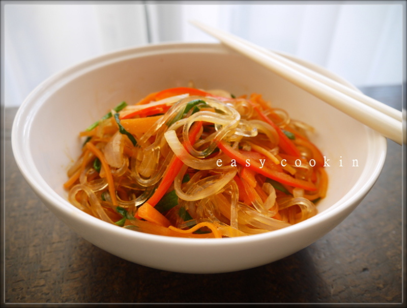 １月レッスン・野菜のチャプチェ_f0361692_11260506.jpg