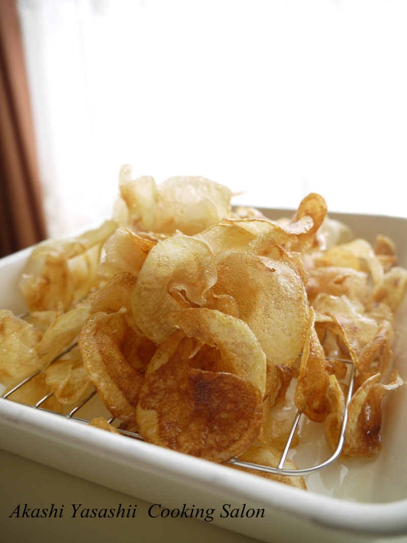じゃがいも１個でポテトチップス_f0361692_11354292.jpg
