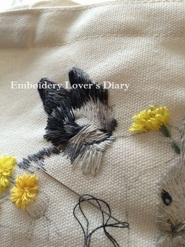 しろいうさぎとくろいうさぎ Embroidery Lover S Diary 刺繍愛好家日記