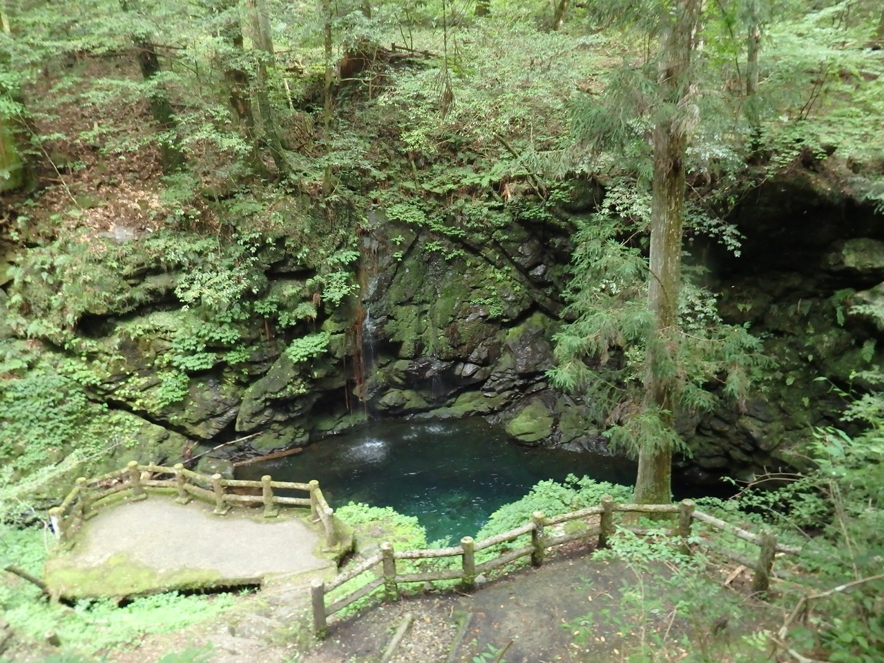 『郡上市美並町の星宮神社から矢納ヶ淵へ』_d0054276_1947289.jpg