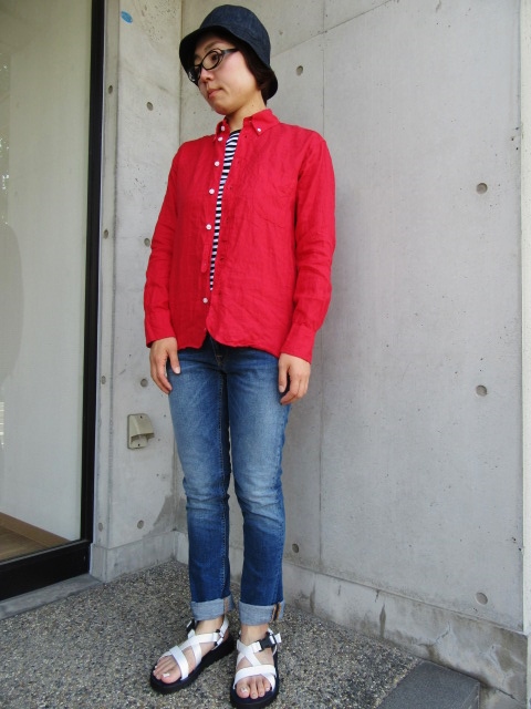 由緒正しき夏の大人の定番。。。James Mortimer LINEN B/D SHIRTS!★!_d0152280_1951485.jpg