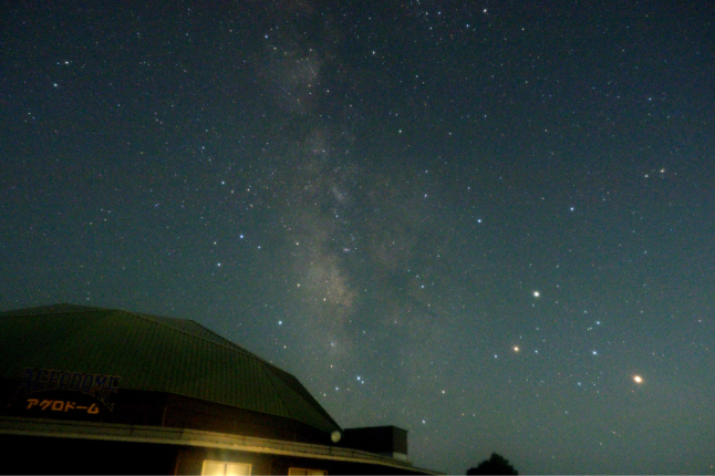 ◆天の川、さそり座、いて座、カシオペヤ、火星、土星、そして虹_b0008655_06304288.jpg