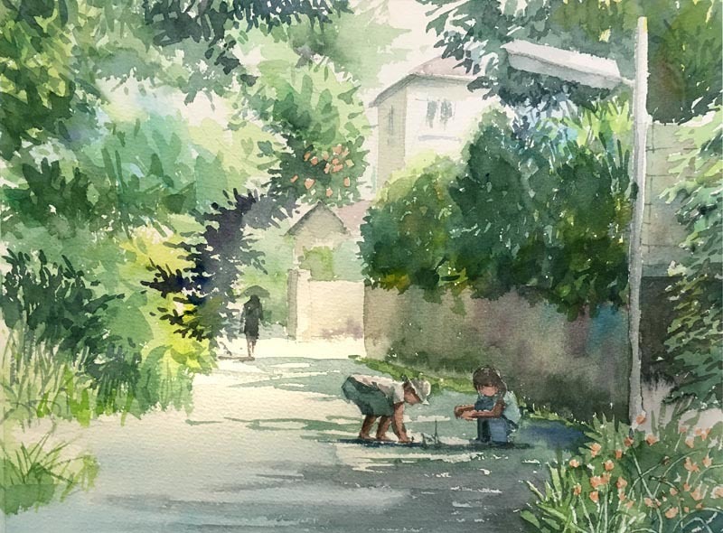 街の風景 水彩画 老舗 sddefault.jpg