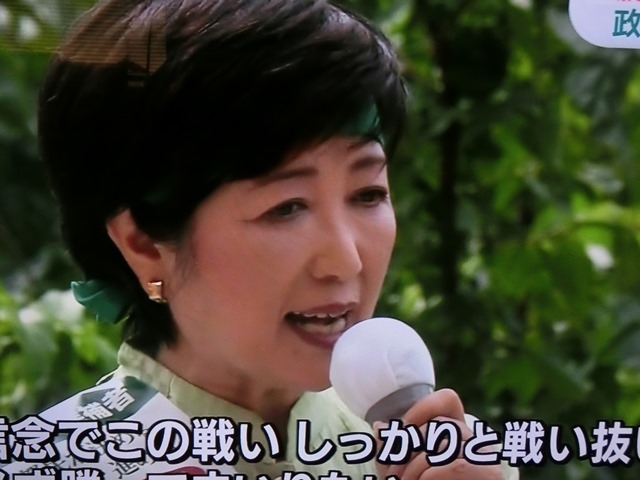 小池百合子さん東京都知事に・・・圧倒的勝利小池百合子さんが東京都知事に選出される_d0181492_07152535.jpg