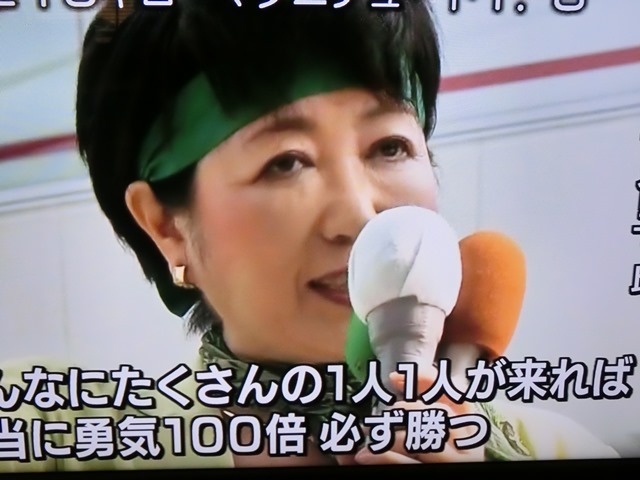 小池百合子さん東京都知事に・・・圧倒的勝利小池百合子さんが東京都知事に選出される_d0181492_07154992.jpg