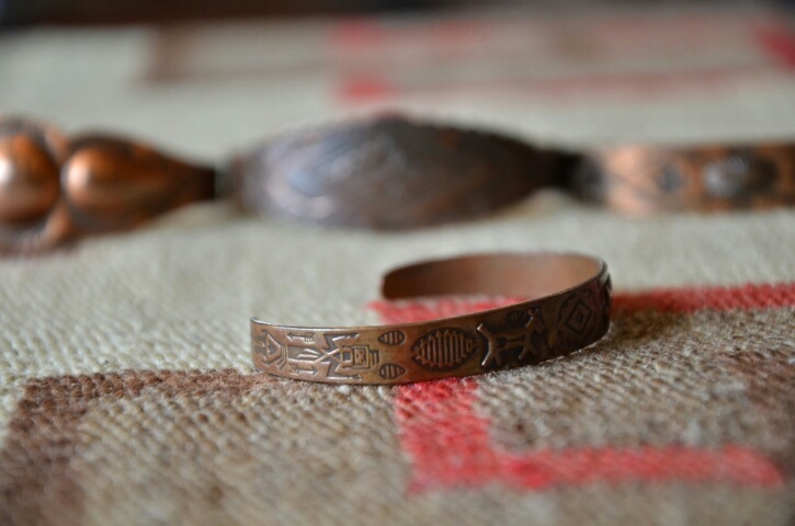 フレッドハービー NAVAJO 1930's Vintage Fred Harvey Style Bangle #NB119