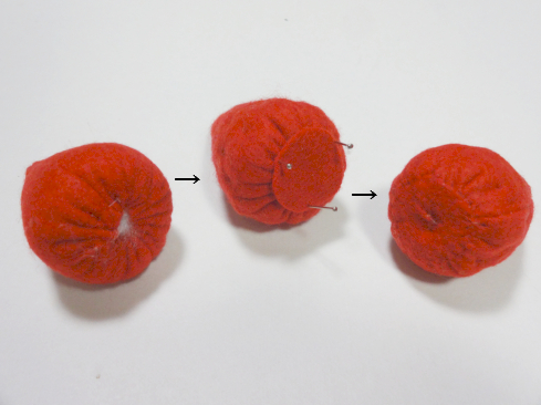 フェルトフルーツの作り方 Maruwa Taroのfelt Factory フェルトフルーツの作り方 Maruwa Taroのfelt Factory