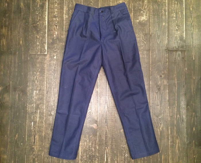 NOS 50's Au Molinel cotton linen pants : BUTTON UP clothing