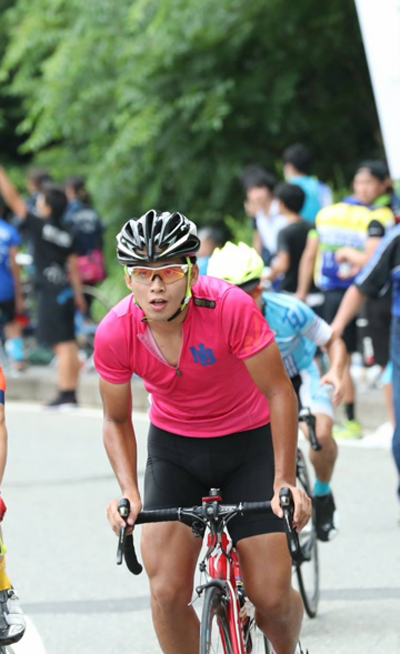 金栄堂サポート:日本大学自転車競技部主将・片桐善也選手 Fact®インプレッション!_c0003493_9194439.jpg