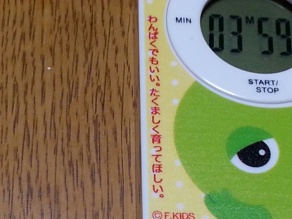 丸大食品 キッチンタイマー ガチャピン ムック なるべくやってみる のだ