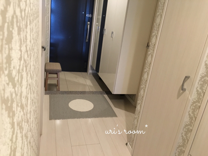 玄関を夏バージョンに。それから今更ながらインスタで人気のアレをやってみた…_a0341288_14124635.jpg