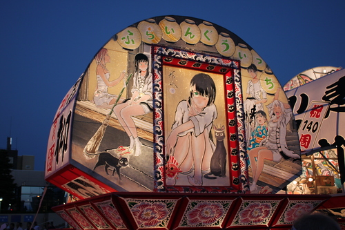 ふらいんぐうぃっち 弘前ねぷたまつりコラボ 弘前感交劇場