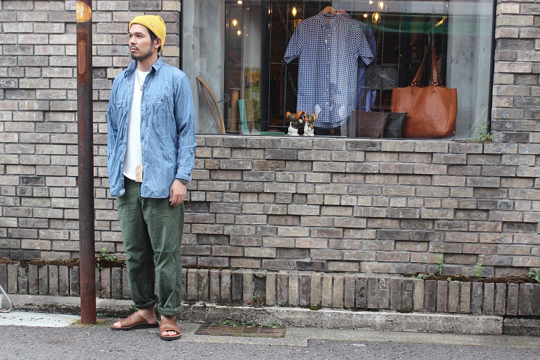 orSlow 2016 A/W 第1段 \"FATIGUE PANTS & SHAMBRAY SHIRTS\" ご紹介_f0191324_9203639.jpg