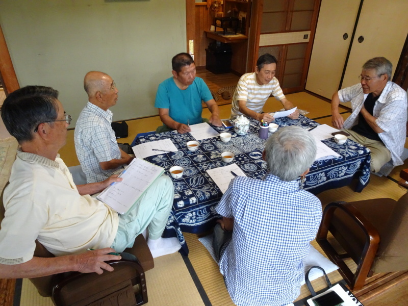 みさき里山クラブ平成28年８月度運営委員会　in　「仁べ」　　_c0108460_01363484.jpg