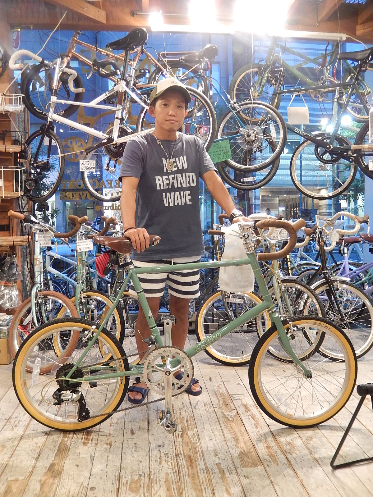 8月7日 渋谷 原宿 の自転車屋 FLAME bike前です_e0188759_1915565.jpg